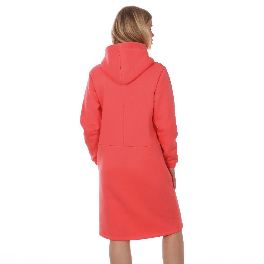 Papierschnittmuster Sweatkleid mit Kapuze Frau Sadie XS-XXL